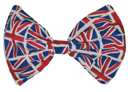 National Flag of United Kingdom Union Jack Giant Bowtie Great Britain Supporters Fancy Dress