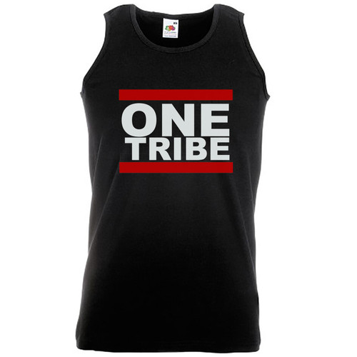Mens One Tribe Unite The World Desolate North DMC Unisex Black Vest