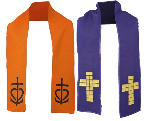 Adults Priests Stole Vestment Sash Religious Fancy Dress Costume Accessory