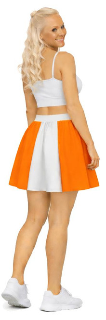 Adults Orange & White 15" (38cm) Length Skirt Holland Netherlands Dutch Supporters Fancy Dress