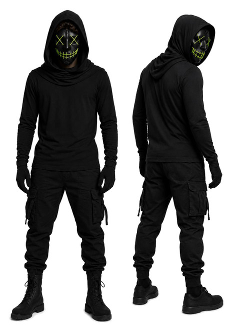 Adults Purge Roadman of Nightmares Halloween Horror Fancy Dress Costume