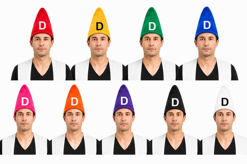 Adults Dunce Hat Dunces Cap Victorian Old School Fancy Dress Costume Headwear