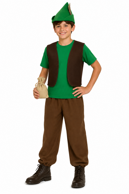 Childs Beanstalk Jack Fairytale World Book Day Fancy Dress Costume [Age 8-12 Years]