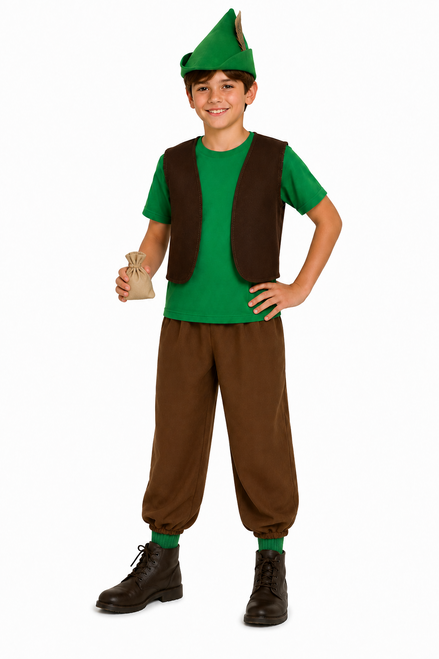 Childs Beanstalk Jack Fairytale World Book Day Fancy Dress Costume [Age 8-12 Years]