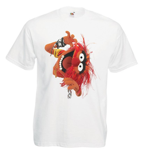 Adults Puppets Animal Drummer American Sitcom Unisex White T-Shirt