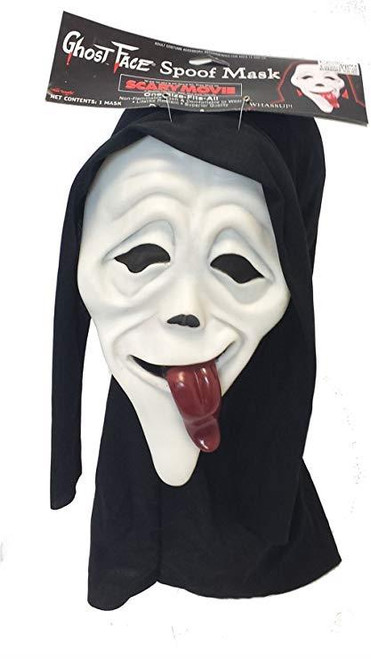 Fun World Ghost Face Wassup Scream Scary Movie Mask Halloween Fancy Dress [Wass Up]