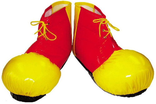 Adults Clown Shoes Boot Covers Circus Big Top Fancy Dress Costume Footwear