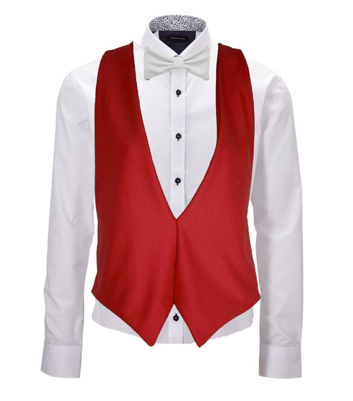 Adults England Denmark Switzerland National Flag Backless Waistcoat & Bowtie Fancy Dress