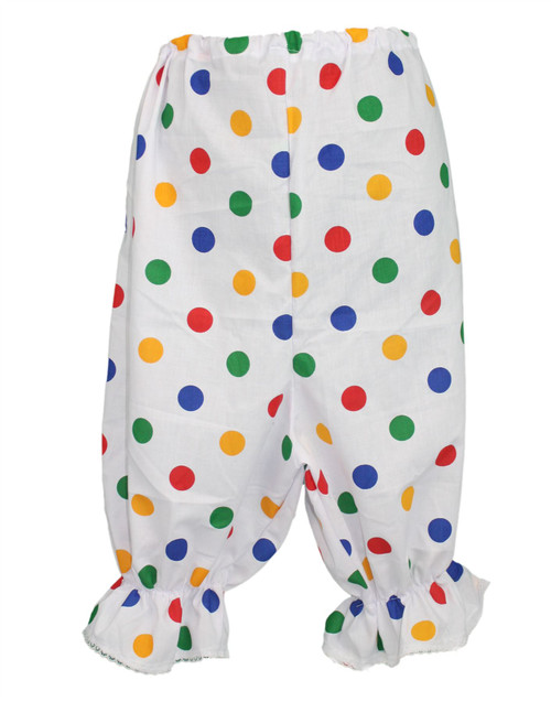 Adults Children in Need Pudsey Multicolored Polka Dot Spot Fancy Dress Bloomers