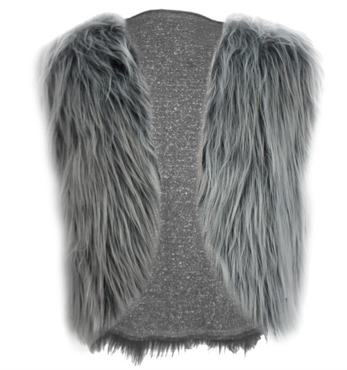 Adults Grey Faux Fur Waistcoat Medieval Viking Prehistoric 1970s Glam Rocker Disco Fancy Dress Costume Accessory Adults Grey Faux Fur Waistcoat Medieval Viking Prehistoric 1970s Glam Rocker Disco Fancy Dress Costume Accessory