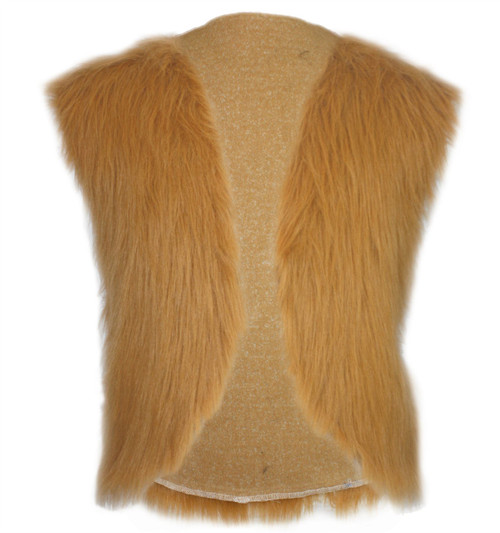 Adults Honey Faux Fur Waistcoat Medieval Viking Prehistoric 1970s Glam Rocker Disco Fancy Dress Costume Accessory Adults Honey Faux Fur Waistcoat Medieval Viking Prehistoric 1970s Glam Rocker Disco Fancy Dress Costume Accessory