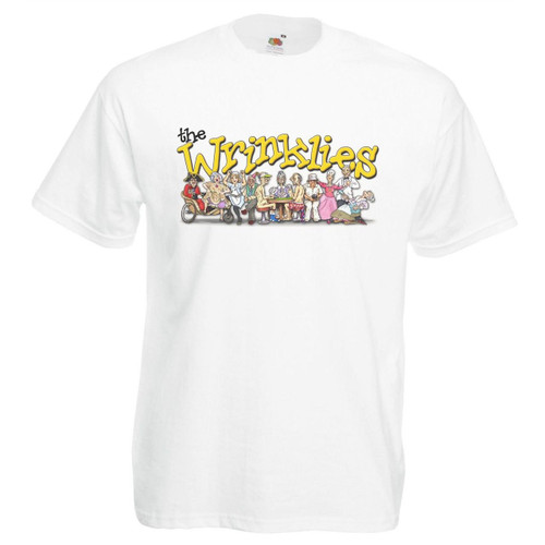 Mens The Wrinklies White T-Shirt Funny OAP T Shirt Mens The Wrinklies White T-Shirt Funny OAP T Shirt