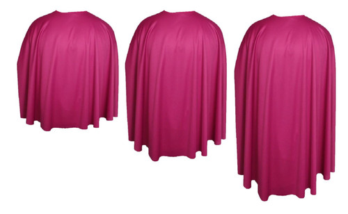 Adults Pink Superhero Cape Fancy Dress Accessory Adults Pink Superhero Cape Fancy Dress Accessory