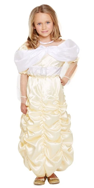 Childs Belle World Book Day Cartoon Movie Film Fancy Dress Costume