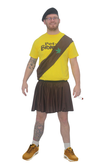 Mens Pot Brownie Costume Girl Scout Cookies Festival Fancy Dress 420 Weed UK Mens Pot Brownie Costume Girl Scout Cookies Festival Fancy Dress 420 Weed UK