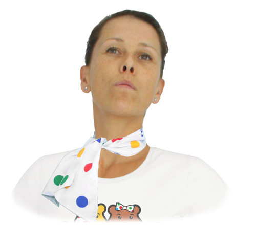 Adults Children in Need Pudsey Multicolored Polka Dot Spot Fancy Dress Neck Tie