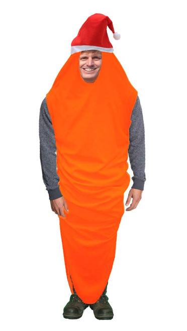 Adults TV Advert Supermarket Carrot Festive Christmas Fancy Dress Costume