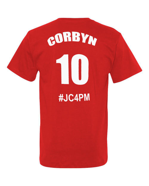 Unisex Red JC4PM T-Shirt Shirt Jeremy Corbyn Prime Minister Labour Tories Brexit Unisex Red JC4PM T-Shirt Shirt Jeremy Corbyn Prime Minister Labour Tories Brexit