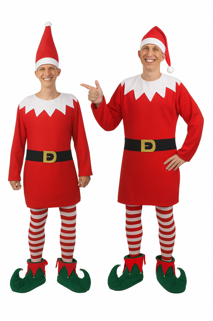 sachin and babi light blue dress Ladies Elf Costume for Christmas Fancy Dress