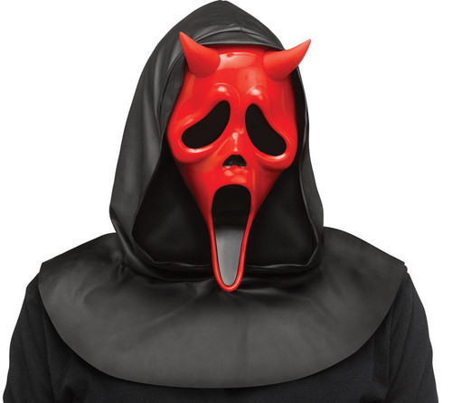 Fun World Dead By Daylight Devil Ghost Face Scream Mask Halloween Fancy Dress Costume Accessory
