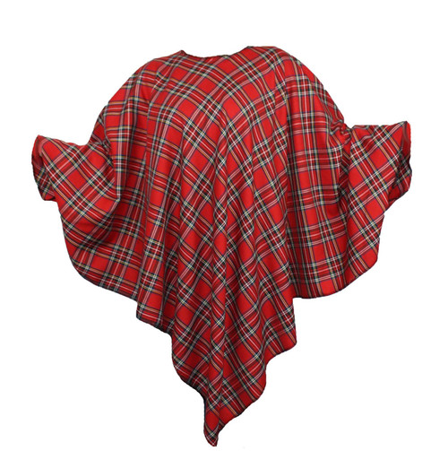 Womens Traditional Tartan Poncho Shawl Burns Night Scottish Themed Fancy Dress Womens Traditional Tartan Poncho Shawl Burns Night Scottish Themed Fancy Dress