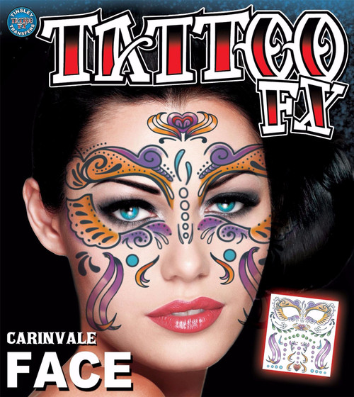 Tinsley Transfer Face Tattoo FX Carnivale Skin Art Hollywood Special Effects