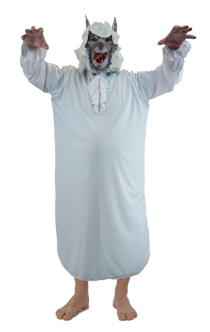 Adults Big Bad Granny Wolf Red Riding Hood World Book Day Halloween Fancy Dress Costume