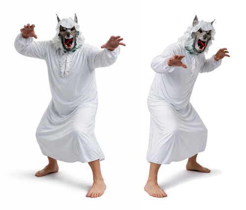 Adults Big Bad Granny Wolf Red Riding Hood World Book Day Halloween Fancy Dress Costume