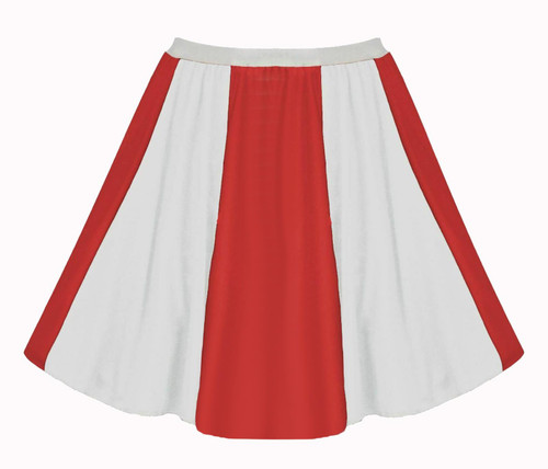 Adults 15" (38cm) Length National Flag of Switzerland Themed Skirt Swiss Patriotic Supporters Fancy Dress