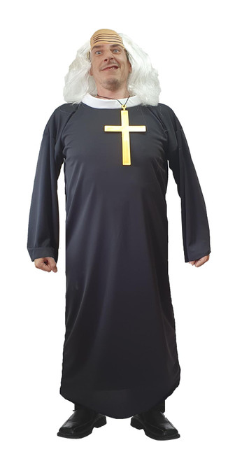 Father Jack Drunk TV Show Priest Vicar Religious Fancy Dress Costume Father Jack Drunk TV Show Priest Vicar Religious Fancy Dress Costume