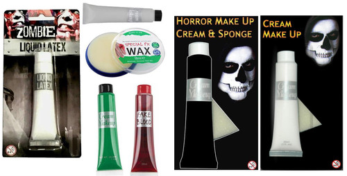 Halloween Special FX Zombie Cuts Scar Moulding Wax Latex Face Paint Deluxe Movie Quality Kit