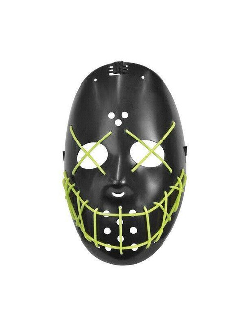 Anarchy Glow in the Dark Hockey Halloween Purge Horror Stitches Mask