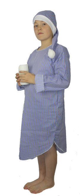 Childs Wee Willy Winky Night Gown & Hat Christmas World Book Day Fancy Dress Costume Childs Wee Willy Winky Night Gown & Hat Christmas World Book Day Fancy Dress Costume