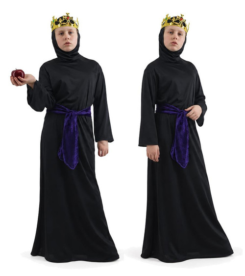 Childs Evil Queen Movie Film Halloween World Book Day Fancy Dress Costume [Age 8-12 Years]