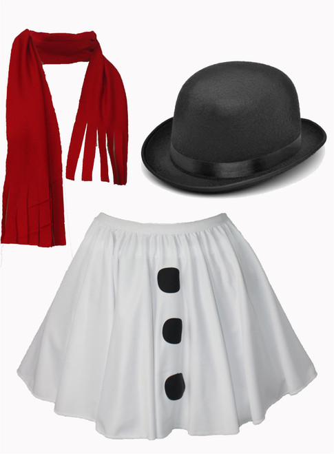 Childs Snowman Snowgirl Frosty Festive Christmas Fancy Dress Childs Snowman Snowgirl Frosty Festive Christmas Fancy Dress