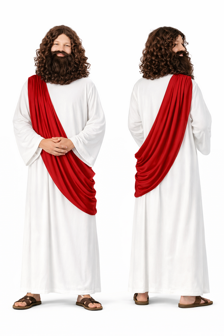 Childs Jesus Christ Easter World Book Day Christmas Fancy Dress Costume [Age 8-12 Years]
