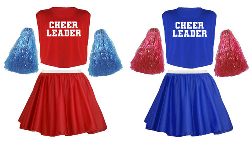 Mens Stag Do Party Cheerleader Bachelor Night Drag Fancy Dress Costume