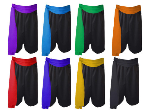 Pirate Buccaneer 60" Sash Cosplay LARP Masked Bandit Fancy Dress Accessories [8 Colours]