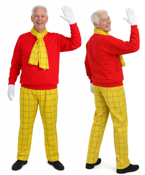 Adults Rupert Old English Comic Strip Animal World Book Day Movie Fancy Dress Costume [2 Sizes]