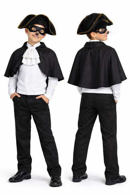 Childs Highway Rat Bandit Highwayman 5 Piece Kit World Book Day Fancy Dress Costume [One Size]