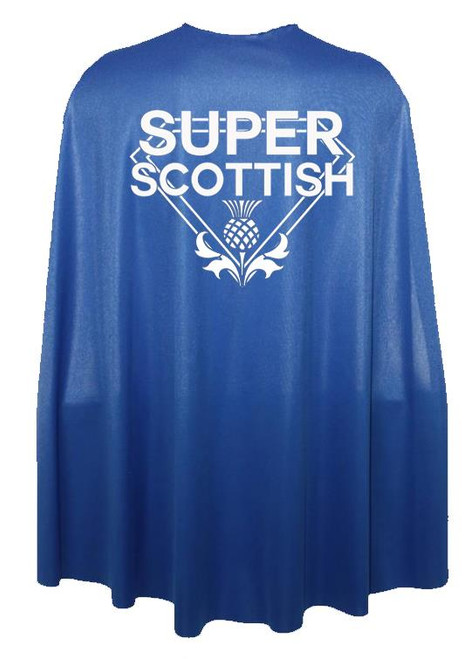 Adults Super Scottish 35" Length Superhero Cape Rugby Nations Football St Andrews Day Supporters Fancy Dress Adults Super Scottish 35" Length Superhero Cape Rugby Nations Football St Andrews Day Supporters Fancy Dress