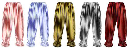 Adults Long Leg Bloomers Panto Dame Pantomime Clown Circus Pirate Victorian Fancy Dress Costume Accessory [2 Sizes]