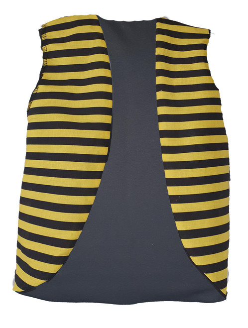 Adults Bumblebee Bee Waistcoat World Book Day Insect Fancy Dress Costume Accessory [2 Sizes]