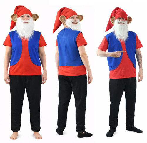 Adults Classic Noddie Animation Elf Big Ears World Book Day Fancy Dress Costume [3 Sizes]