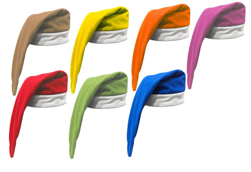 Adults Dwarf Gnome Fleece Night Cap Christmas Fancy Dress Novelty Hat