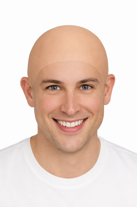 Latex Rubber Bald Cap Skin Head Fancy Dress Costume Accessory Headwear