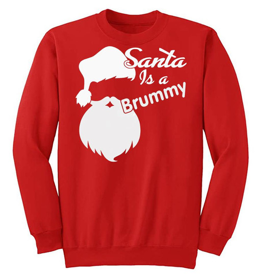 Adults Santa is a Brummie Birmingham West Midlands Festive Red Christmas Jumper