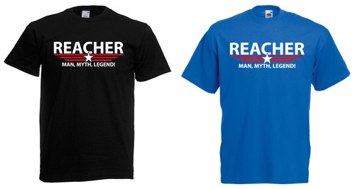 Adults Reacher Man Myth Legend Military Police Officer TV Show Unisex T-Shirt