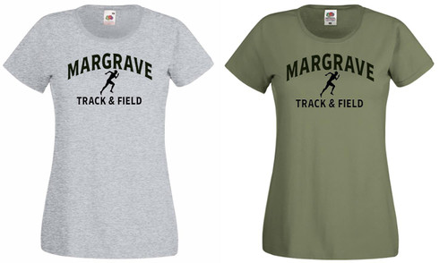 Womens Reacher Roscoe Margate Track & Field TV Show Lady Fit Grey T-Shirt