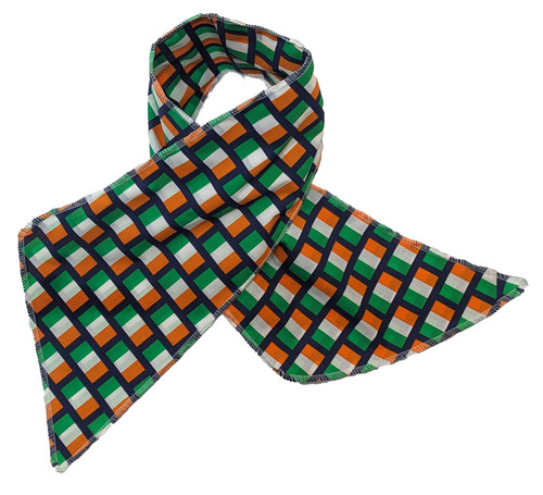 Adults Tricolour National Flag of Ireland Neck Tie St Patricks Day Fancy Dress Costume Accessory